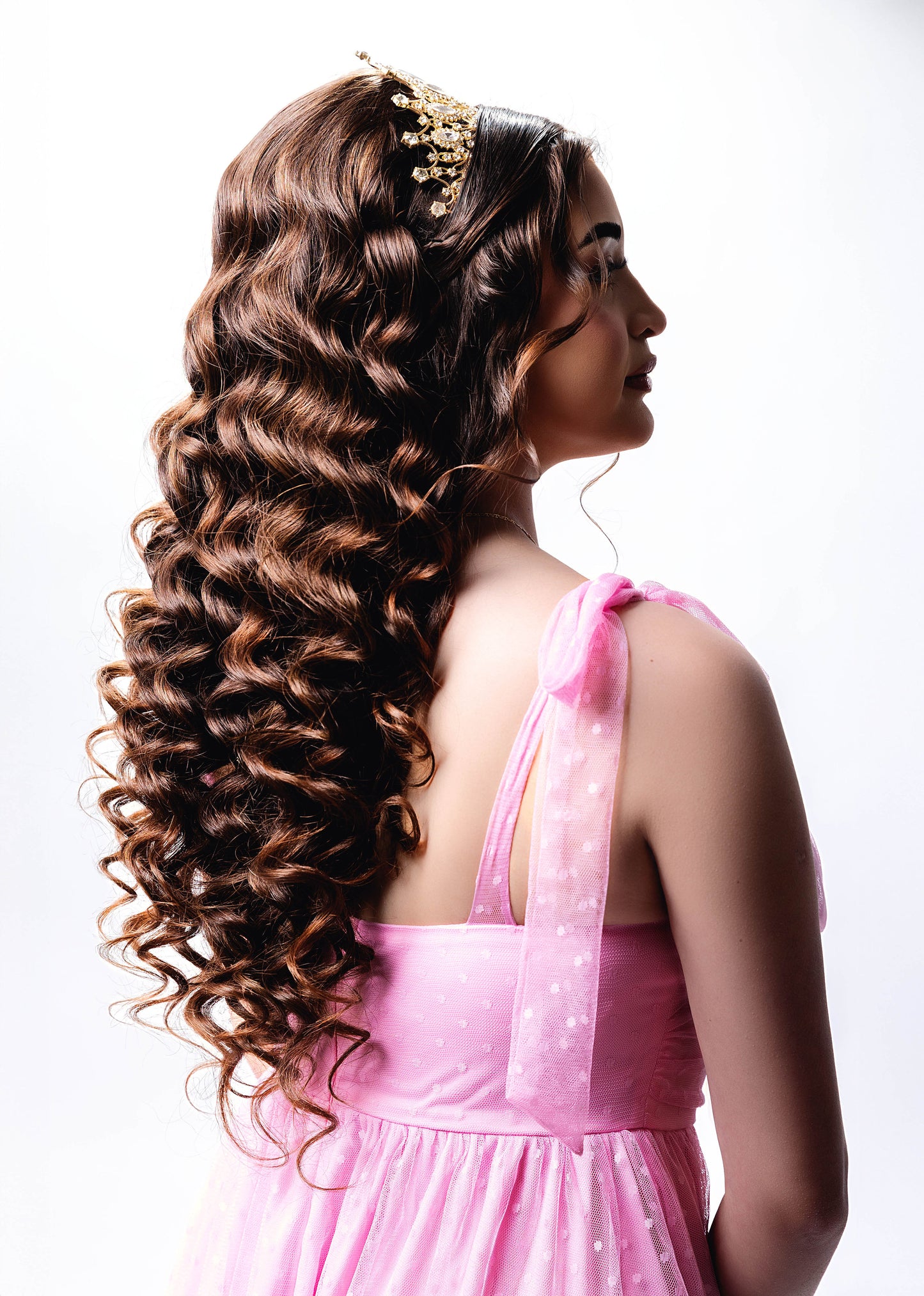 LIGHT BROWN CLIP IN EXTENSION