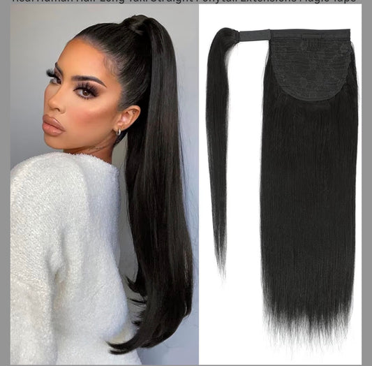 Dark Brown Ponytail